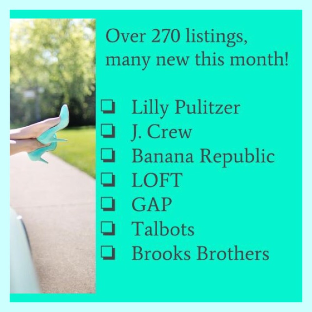 Lilly, J. Crew, LOFT, Banana Republic, GAP...
