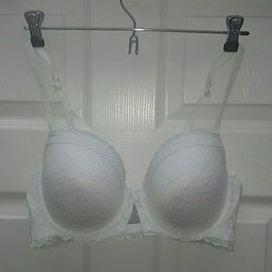 Aerie White lace bra