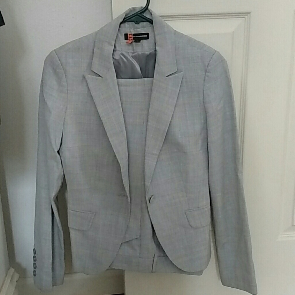 Heather grey Express suit 0