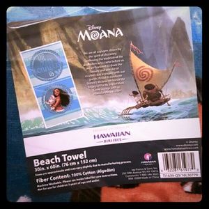 NEW Disney Moana beach towel
