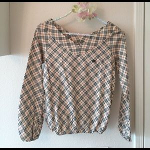 Burberry blue label top