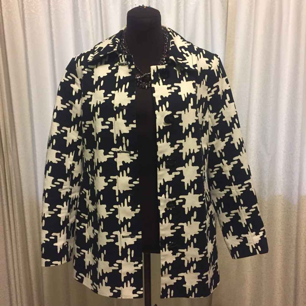 Statement Black & White Dress Jacket