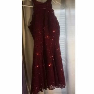 Homecoming Dress Sequin Lace Cocktail Dress