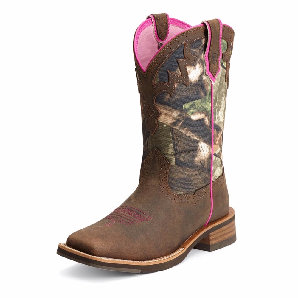 Ariat Camo Square Toe Boots