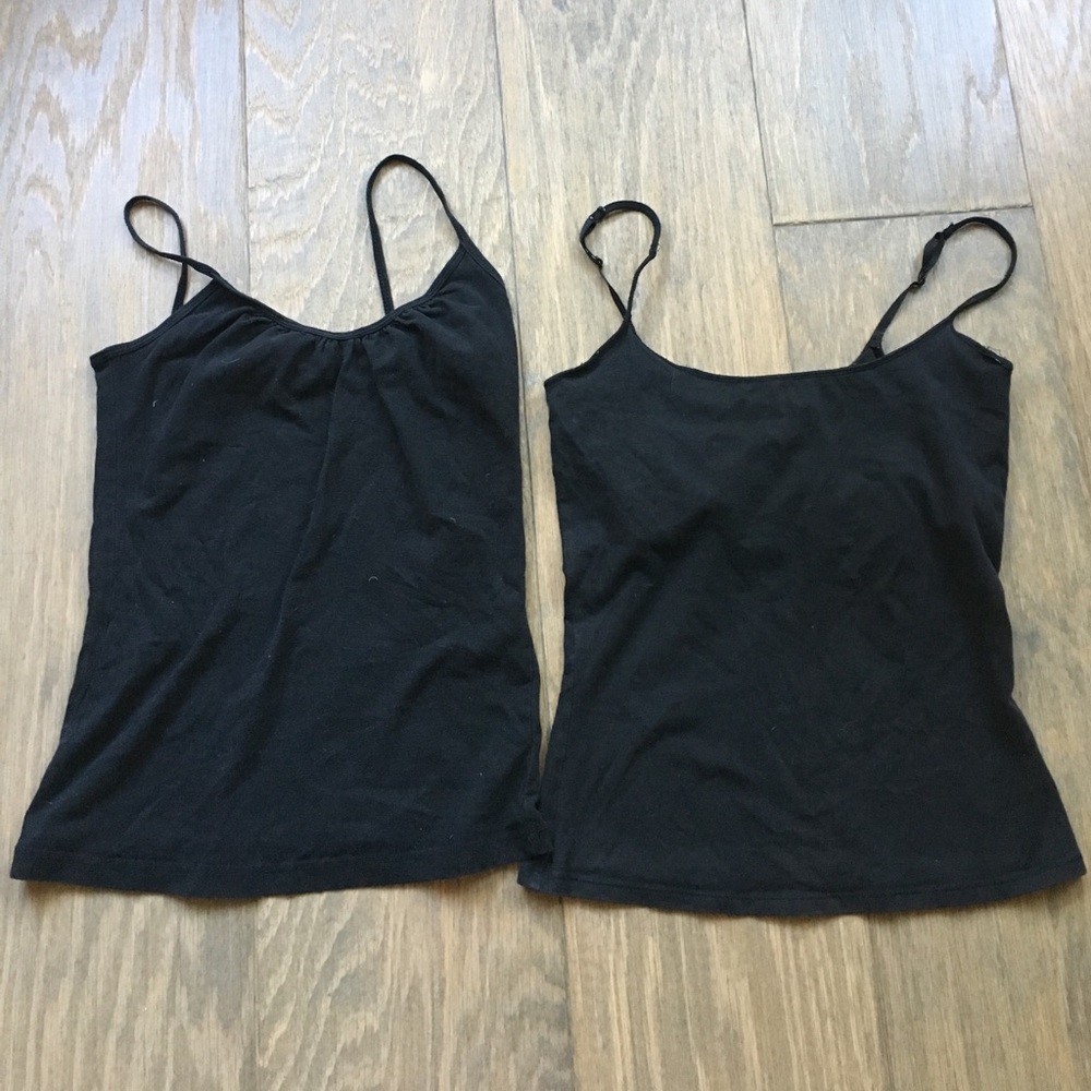 Black spaghetti straps (2)