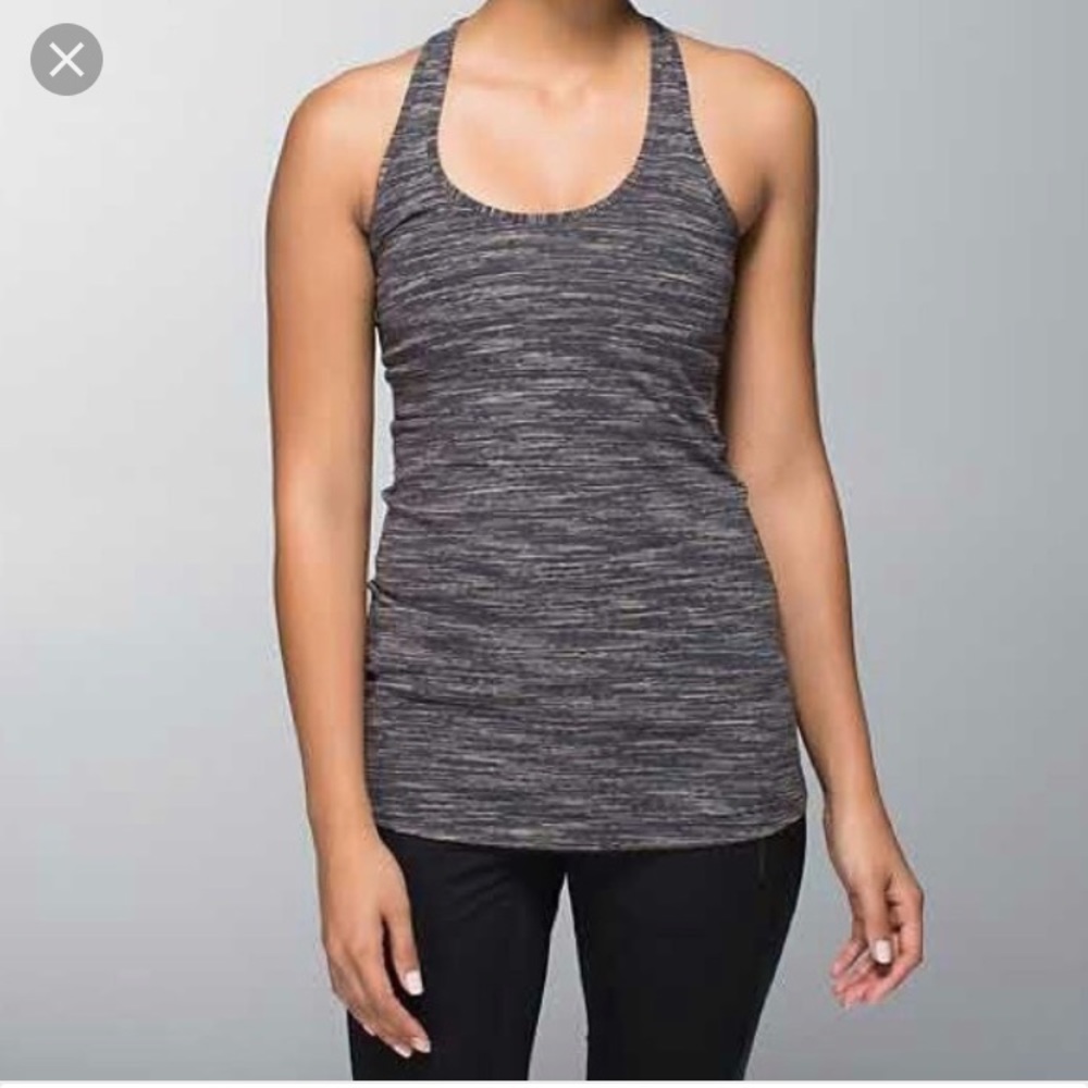 Lululemon Cool Racerback - striped tank - size 6