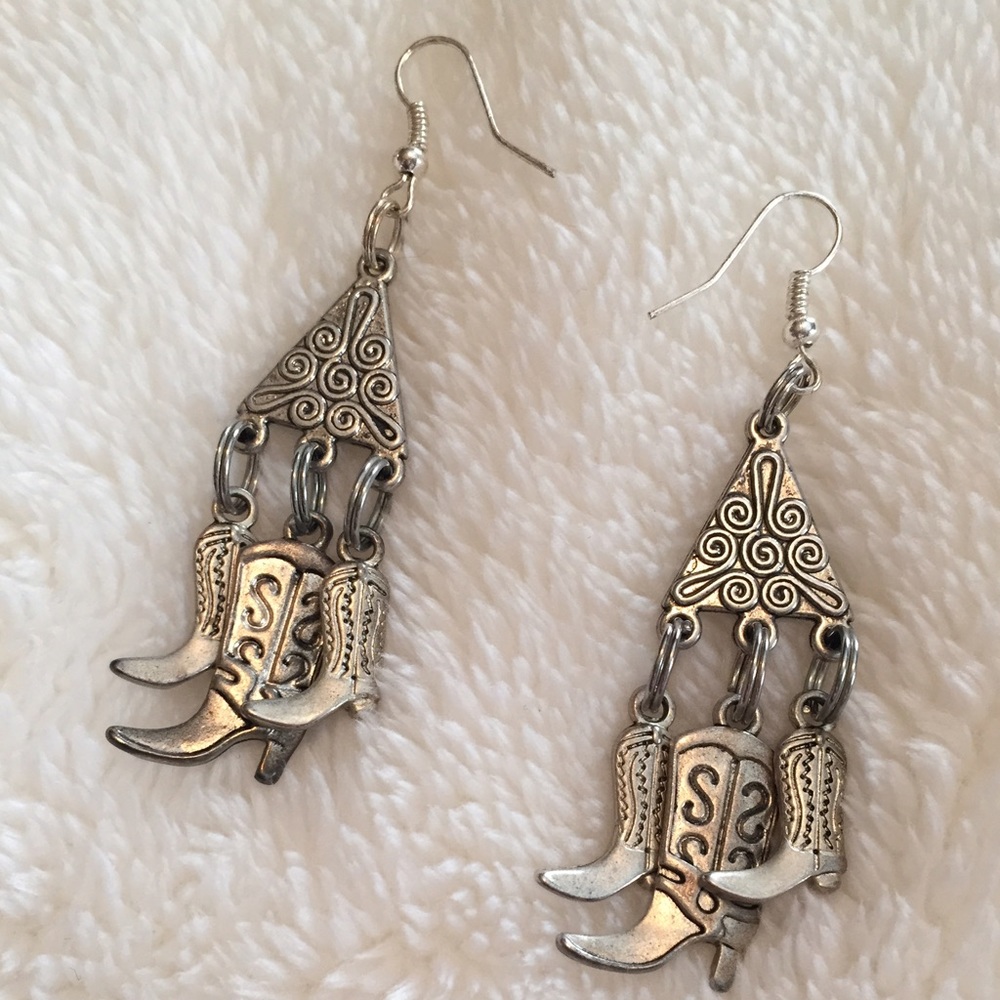Dangle Boot Earrings