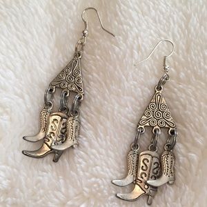 Dangle Boot Earrings