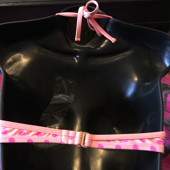 NWT JR'S Arizona Dot-Print Pushup Swim Top - Picture 3 of 4