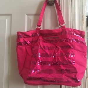 Victoria Secret sequin tote