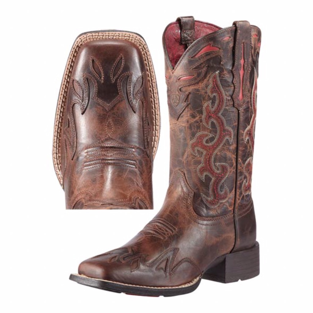 Ariat Square Toe Cowboy Boots