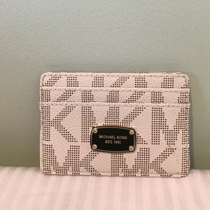 New Condition Michael Kors Jet Set Card Case