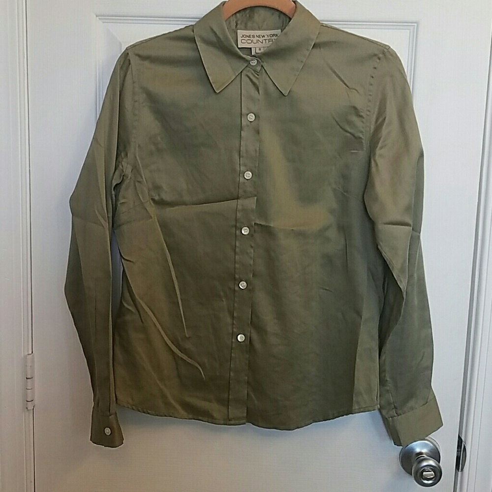 Jones New York Button Down Shirt Size 8