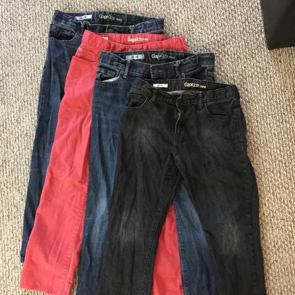 SOLD! Gapkids 1969 jeans bundle & khakis - 5 pairs