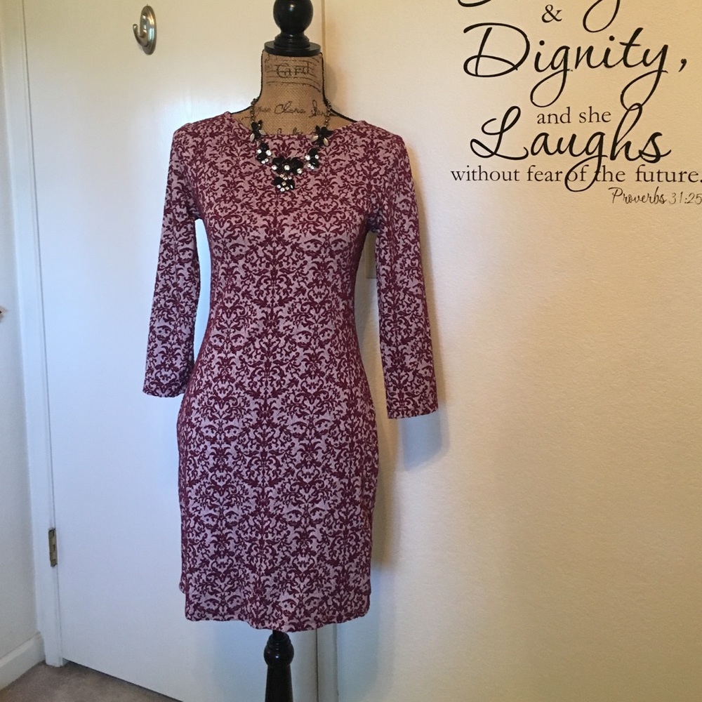 Purple/Maroon dress