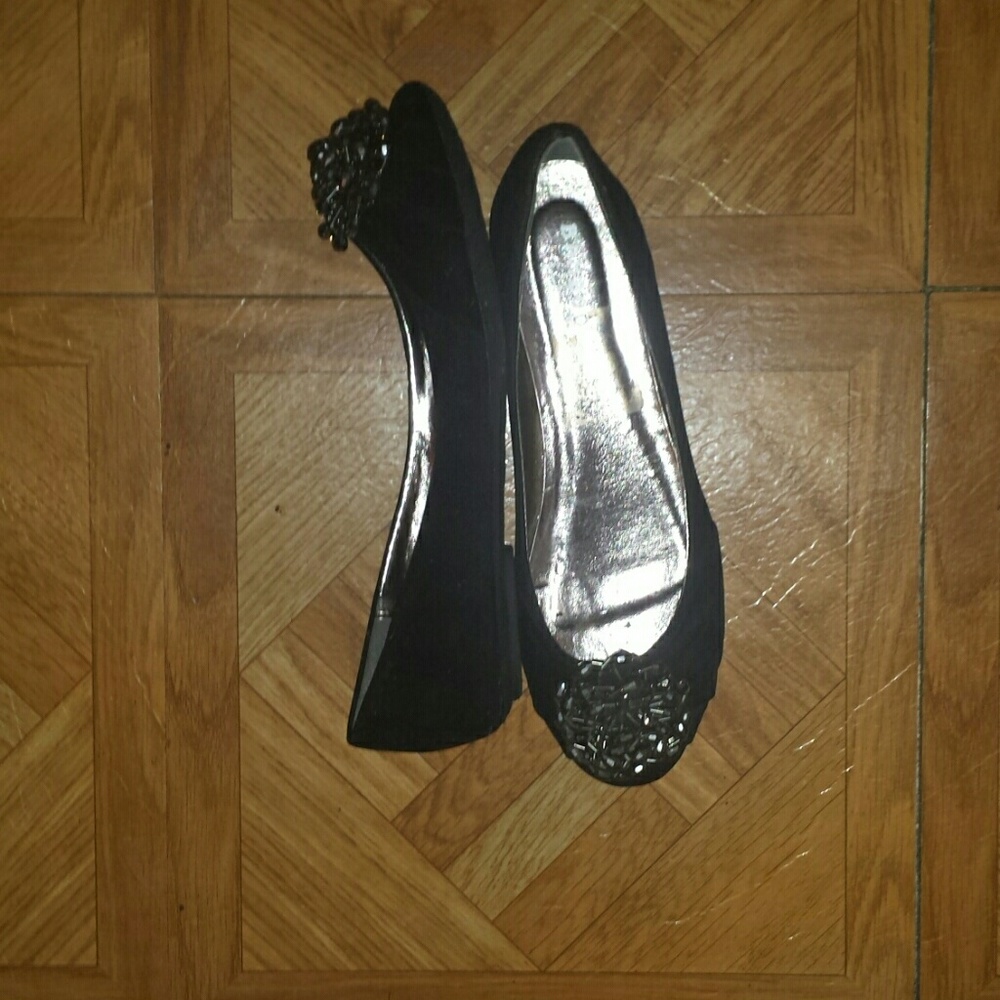 Bamboo black flats
