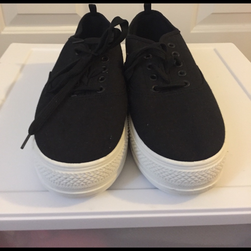 Black sneakers