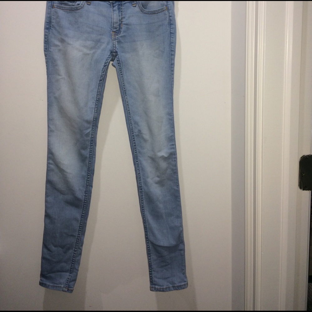 Light washed jeggings