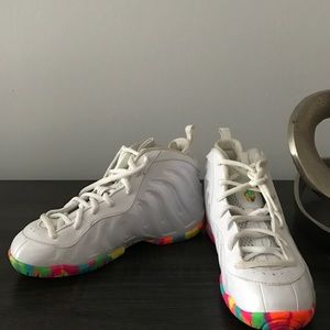 Nike Little Posite One Fruity Pebbles White