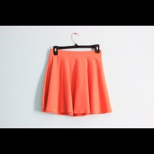 Forever 21 Coral Skater Skirt