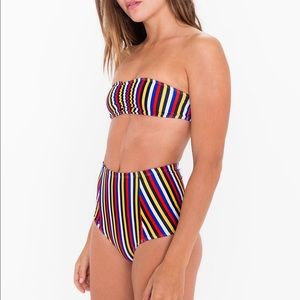 American Apparel Hi-Wasted Bandeaux Swimsuit