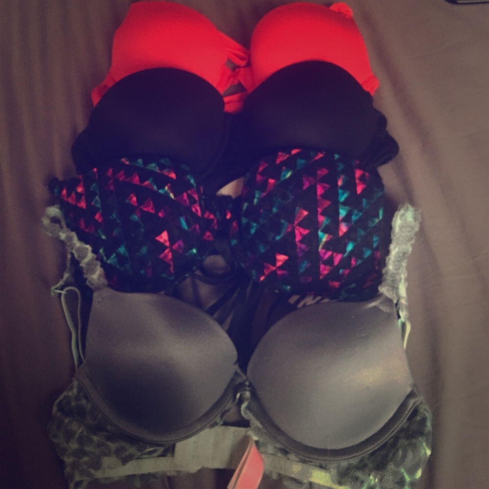 Victoria secret pink bras