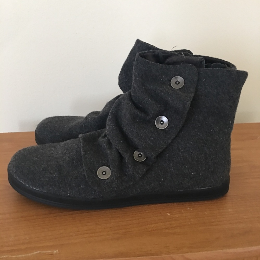 Gray booties