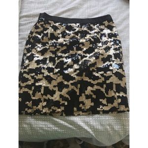 BCBG sequined skirt