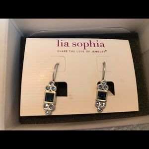Lia Sophia Blue Bonet earrings