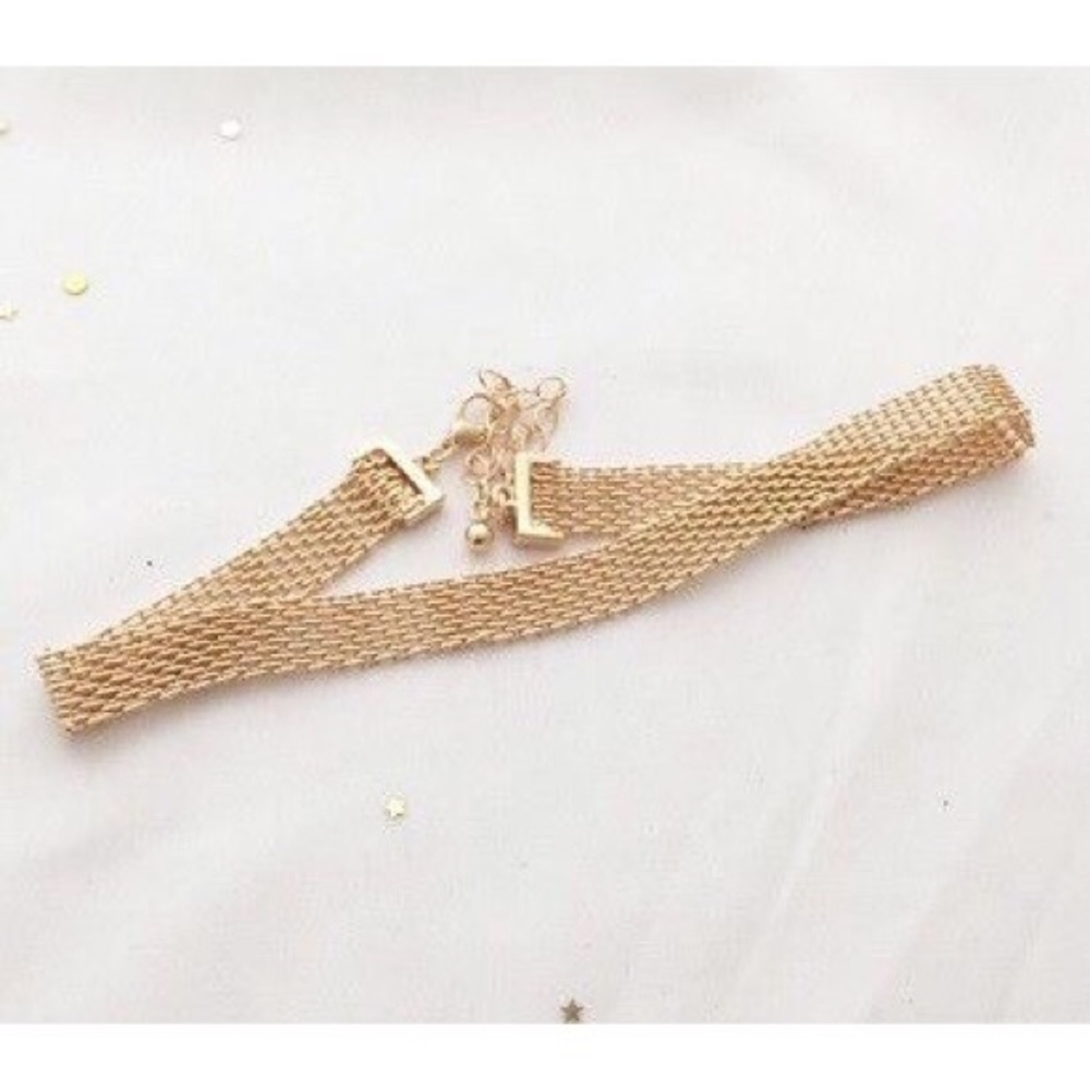 Gold Mesh Choker