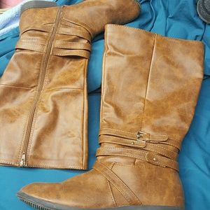 Wide calf boots