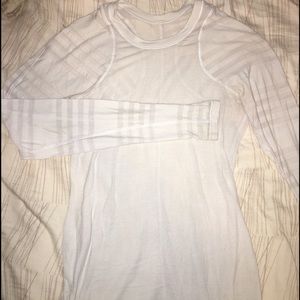 Lulu lemon white long sleeve 🍋