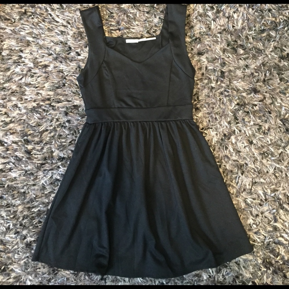 UO Kimchi Blue black A-line dress