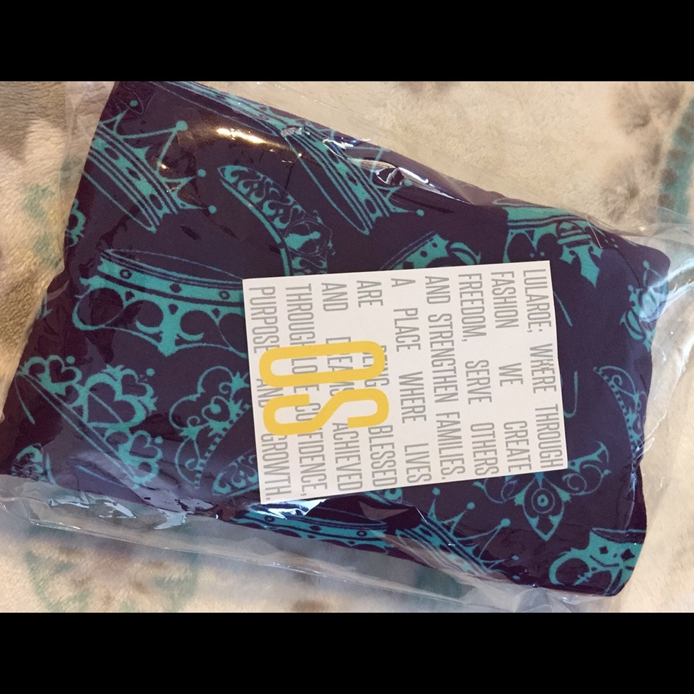 OS crowns in teal & purple