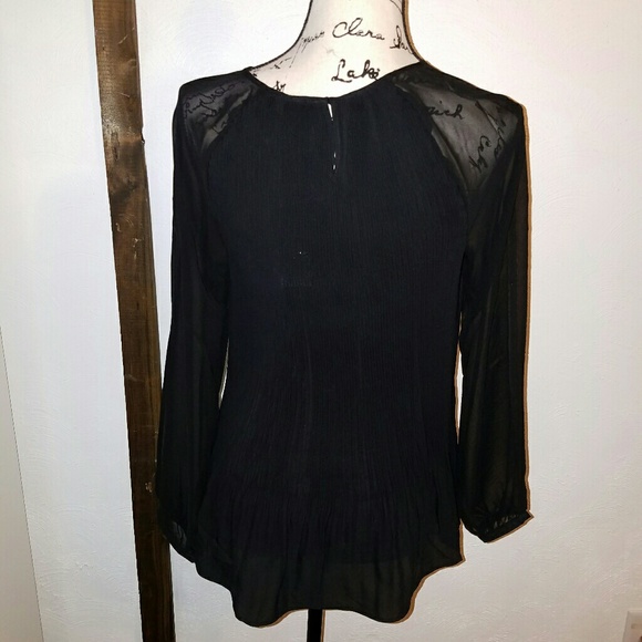 Carmen Marc Volvo Petite Black Blouse - Picture 3 of 5