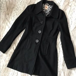 Black pea coat
