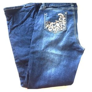 Sz 33 Wired Heart Blue Jeans
