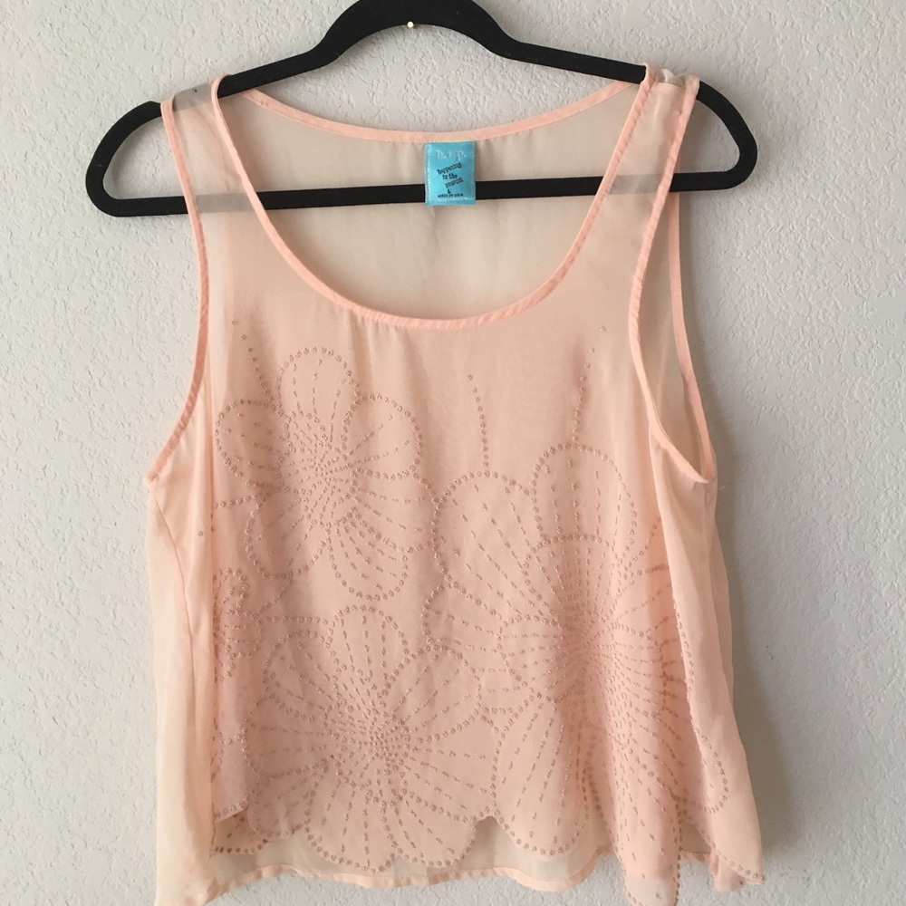 Beaded crop top