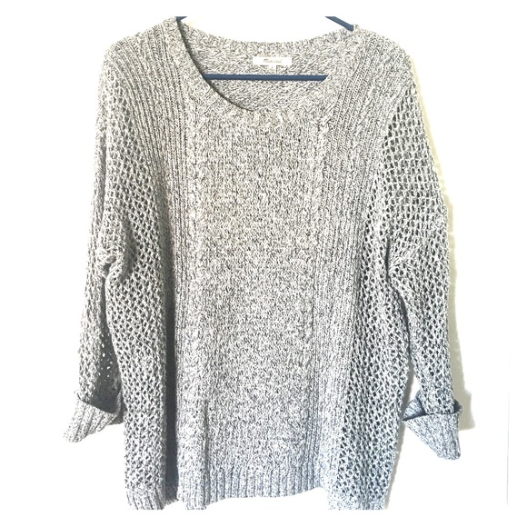 Madewell Sweaters - Madewell Silvery Blue Sweater