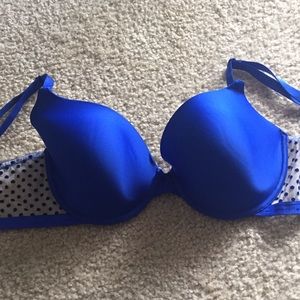 Royal blue Victoria's Secret bra
