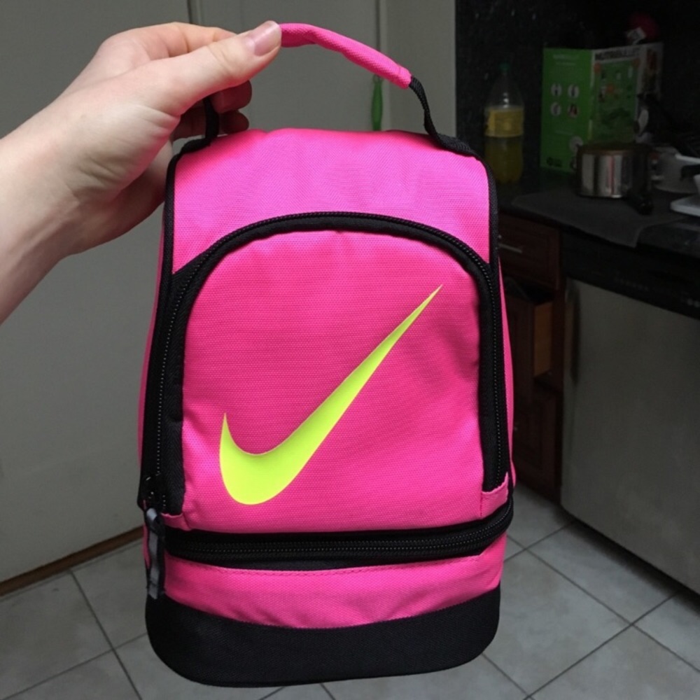 Pink & Black Nike Lunch box