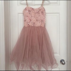 Pink dance costume