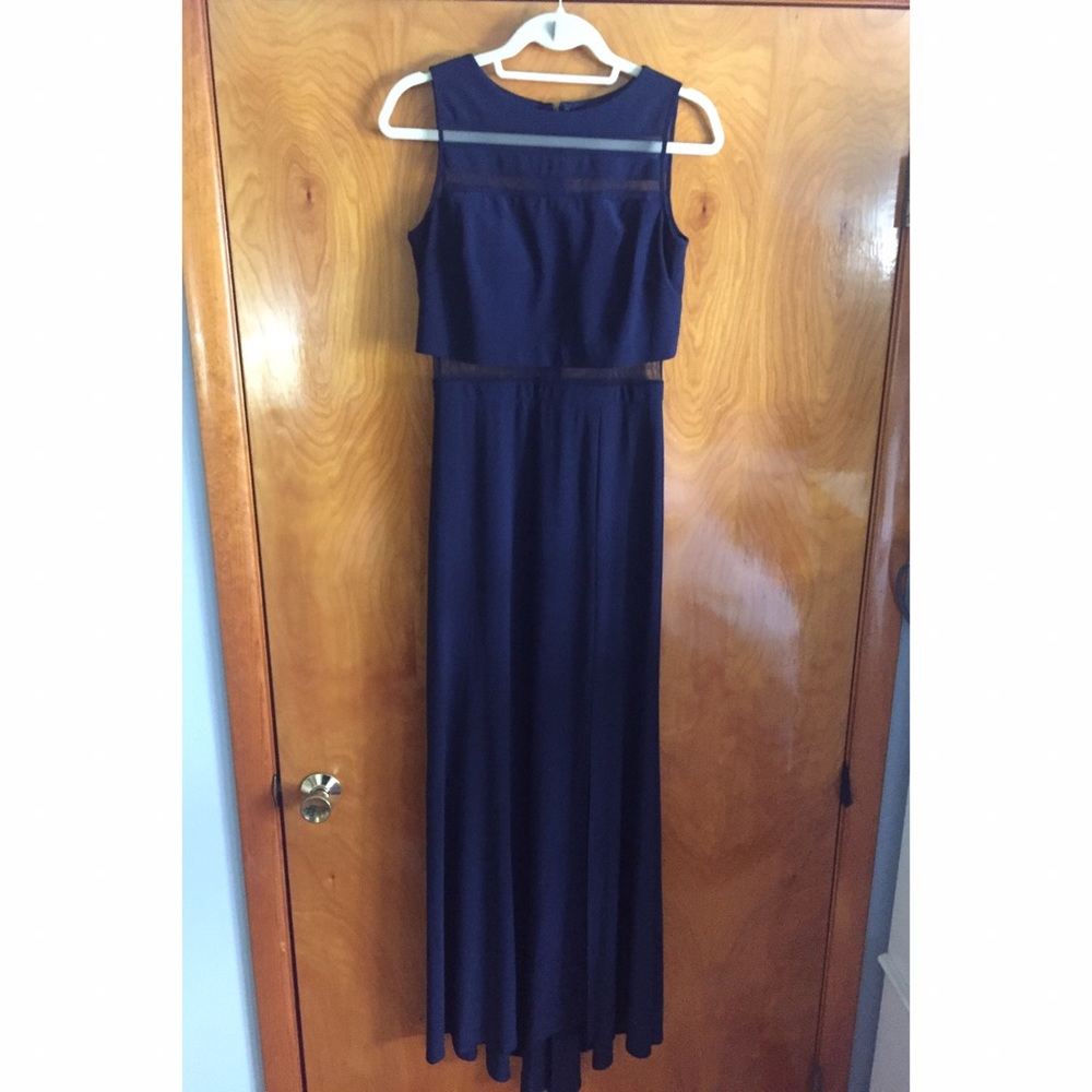 Nightway Navy Gown