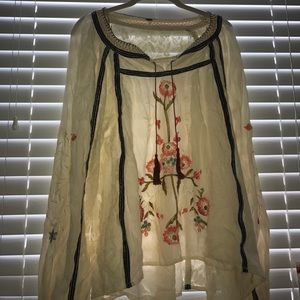 Free People flowy bohemian top