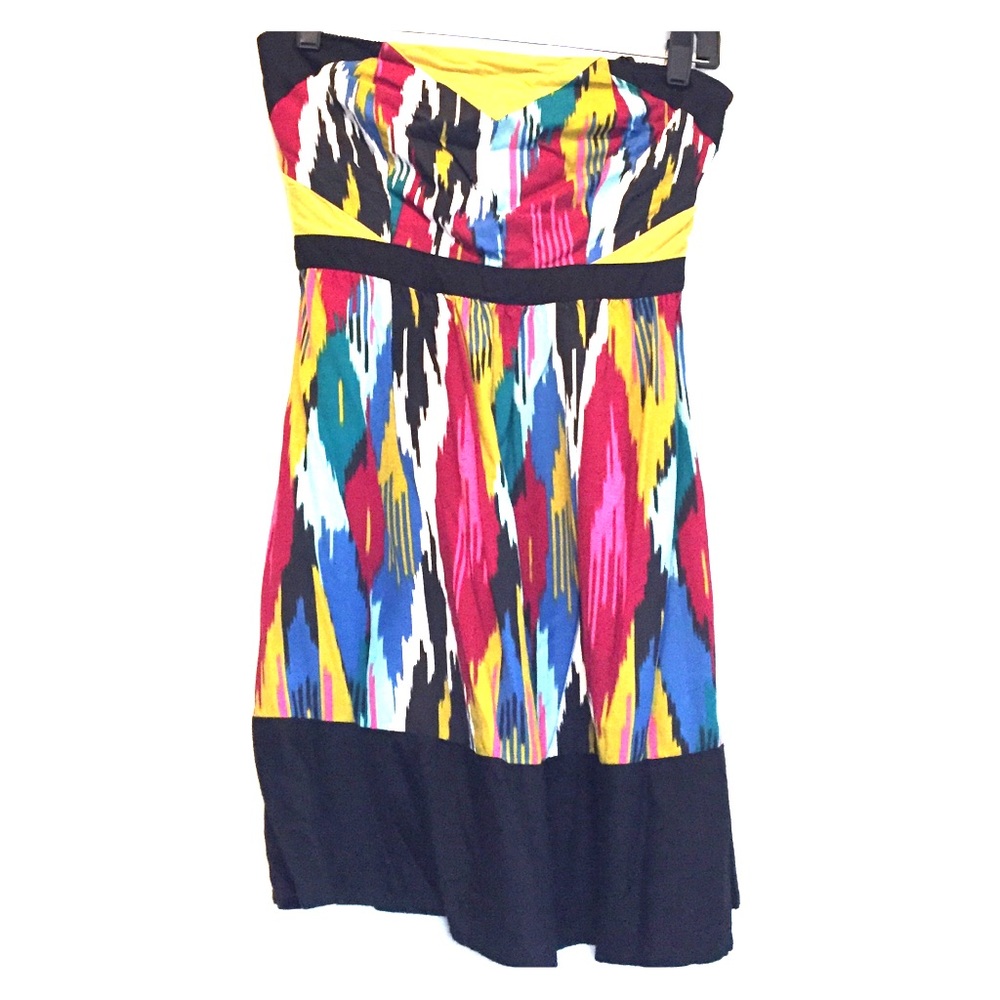 Urban Outfitters Tribal Strapless Dress