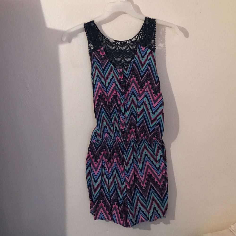 🎉SALE🎉 Button up romper .