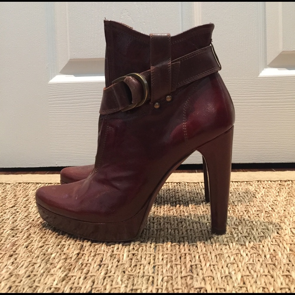 Antik Denim Footwear brown leather ankle boots 7