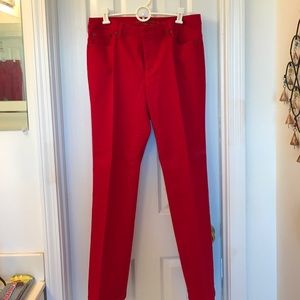 Lauren by Ralph Lauren Red Jeans