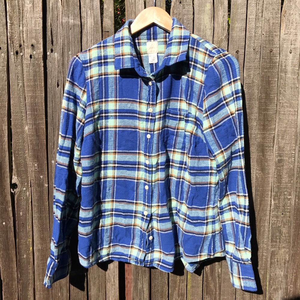 J Crew "Boy Shirt" Flannel