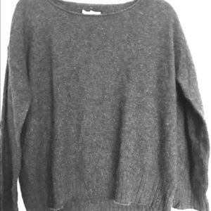 Nili Lotan gray knit sweater